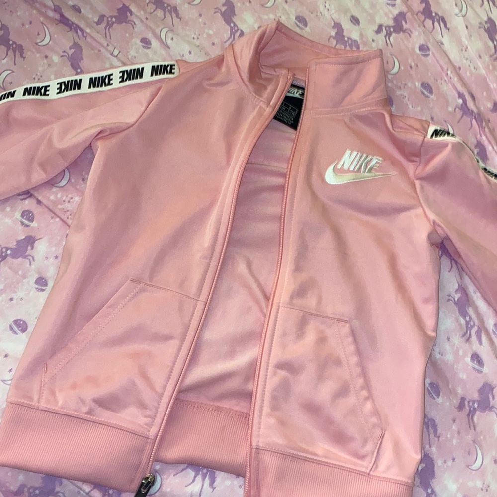 Pink Nike kids sweater